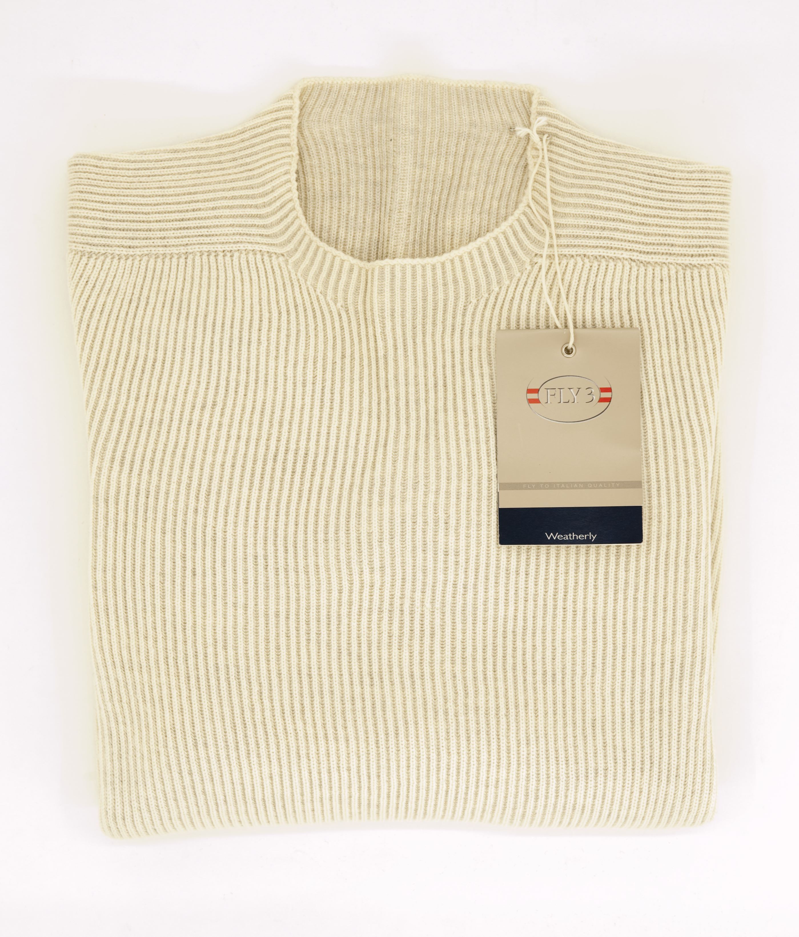 Picture of Fly3 WEATHERLY CREW NECK RIB KNITTED REVERSABLE SWEATER