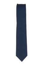 Picture of blue patterned silk tie