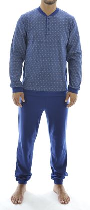 Picture of Men's pyjamas, with 3 buttons, no collar