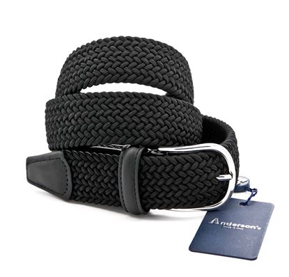 Picture of Black Braided elastic belt