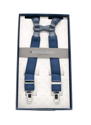 Immagine di bretelle in elastico blu