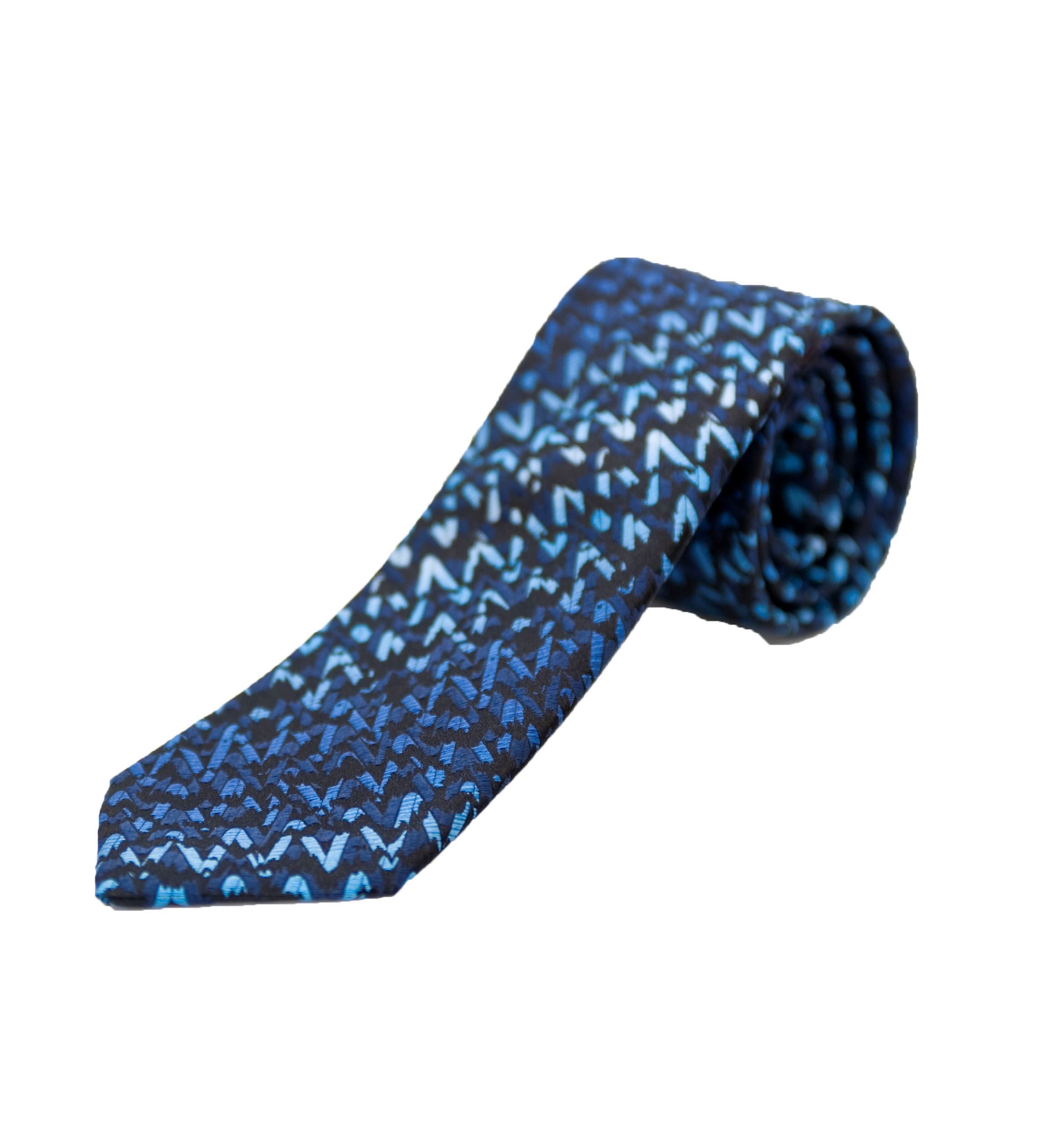 Picture of Tie with blue background
