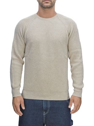 Picture of beige crew neck sweater