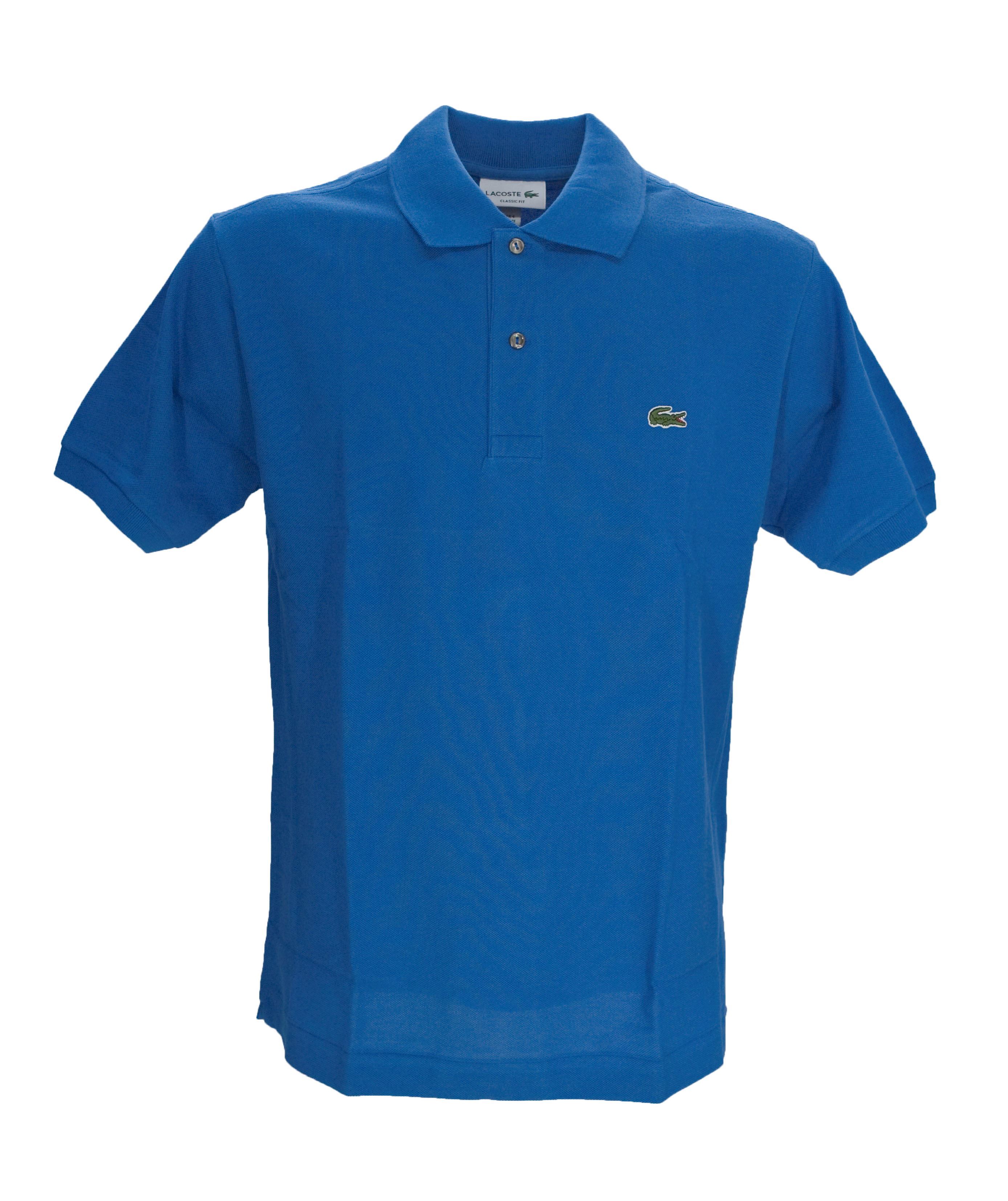 Picture of slim fit Blue Lacoste Polo 