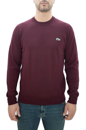 Picture of Burgundy crew neck sweater